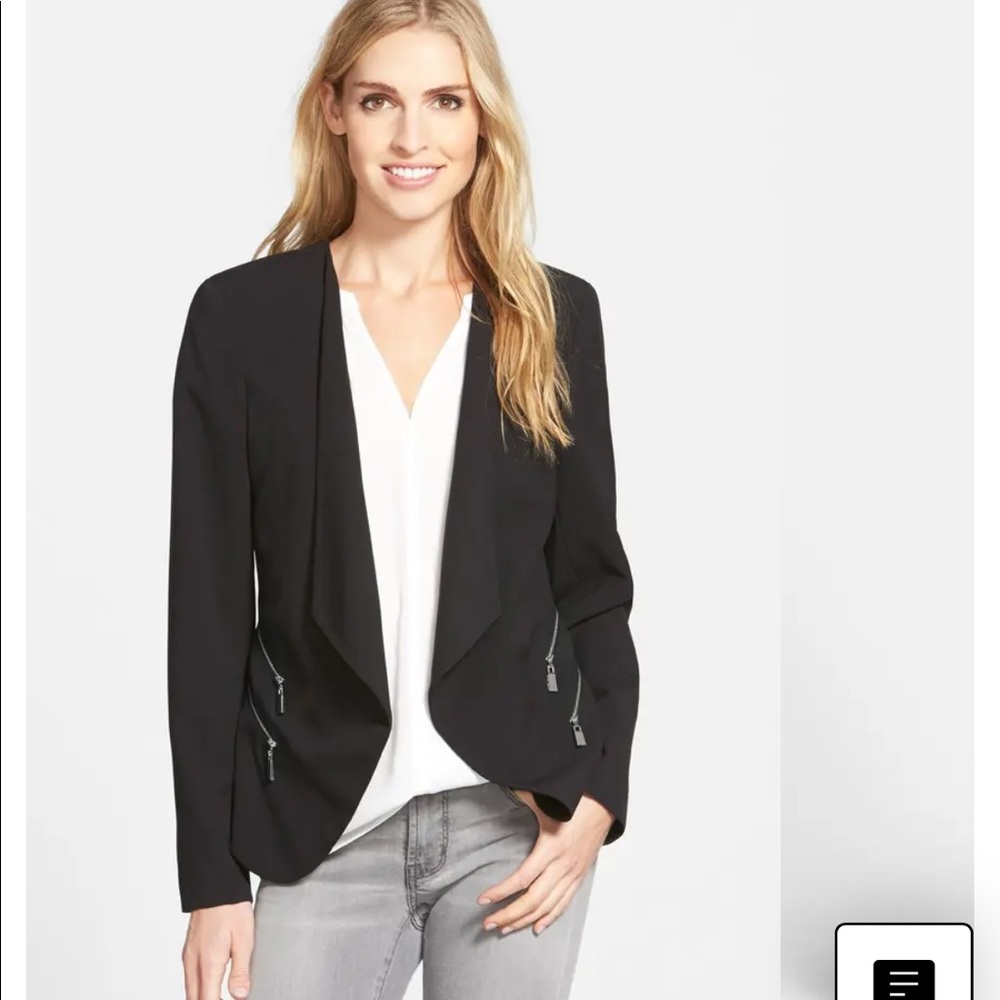 Vince Camuto Double Zip Blazer